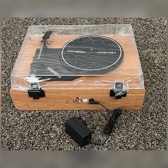 Tanlanin Vintage Style Tabletop Bluetooth Turntable Player - Picture 6 of 13